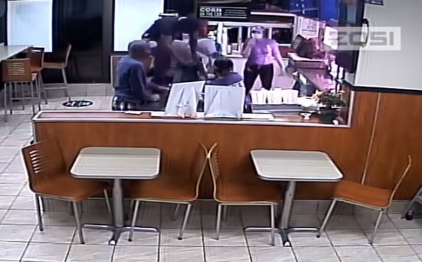 Armed Drive-Thru Customer Shoots 2 Of 2 Armed Robbers Inside Fast Food Chicken Restaurant