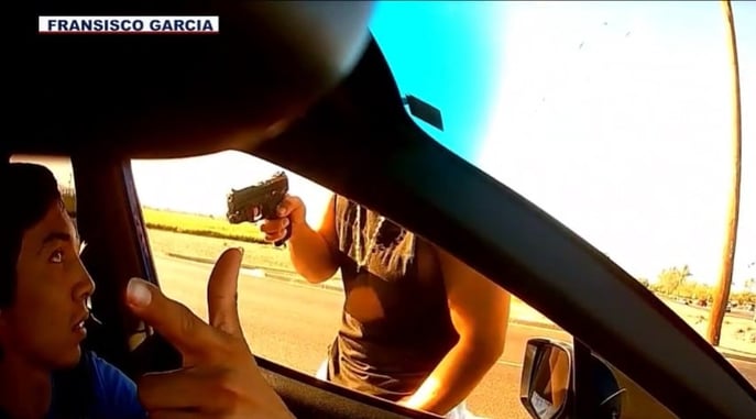 Road Rage Leads To Driver Having A Gun Pointed At His Face