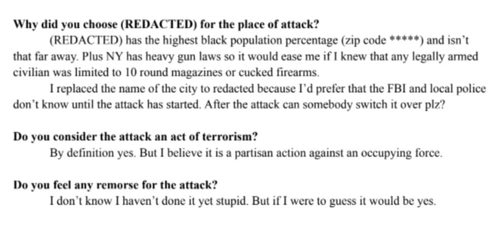 Buffalo Gunman’s Manifesto Points Out Strict NY Gun Laws, Concealed Carriers With Limited Rounds