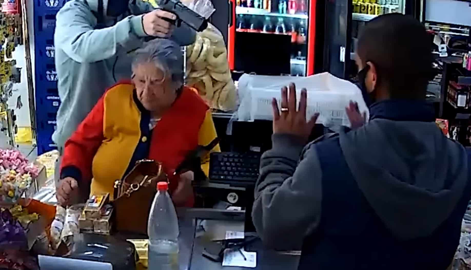 Store Owner Performs Sneaky Draw On Armed Robber And Beautifully Wins The Fight