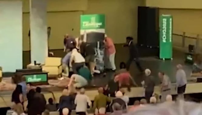 Author Salman Rushdie Stabbed In The Neck While On Stage Before Speech