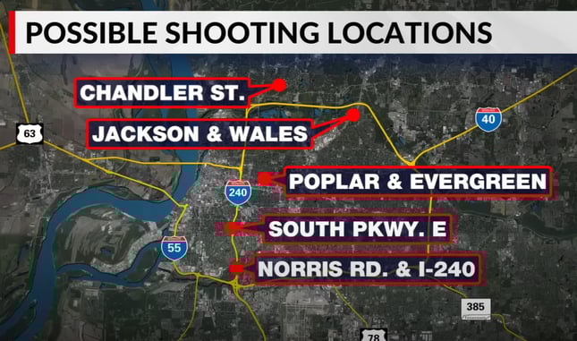 Memphis In Lockdown, Mass Shooting Suspect Kills 4 And Injures Others As He Livestreams Killing Spree Over 20 Hours