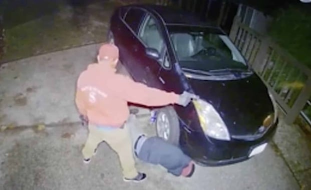 Surveillance Video Helps Family Make Wise Decisions During Catalytic Converter Theft