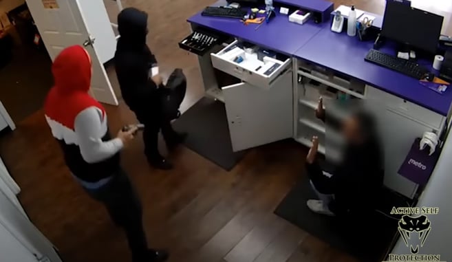 How Many Counter-Ambush Opportunities Can You Find In This Robbery Video?