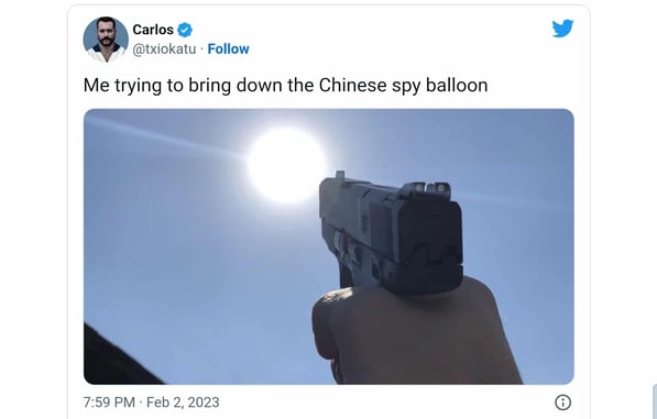 PSA: Don’t Shoot At The Spy Balloon