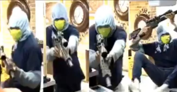 [WATCH] Would-Be Hotel Robber Routed By Woman Armed At Work