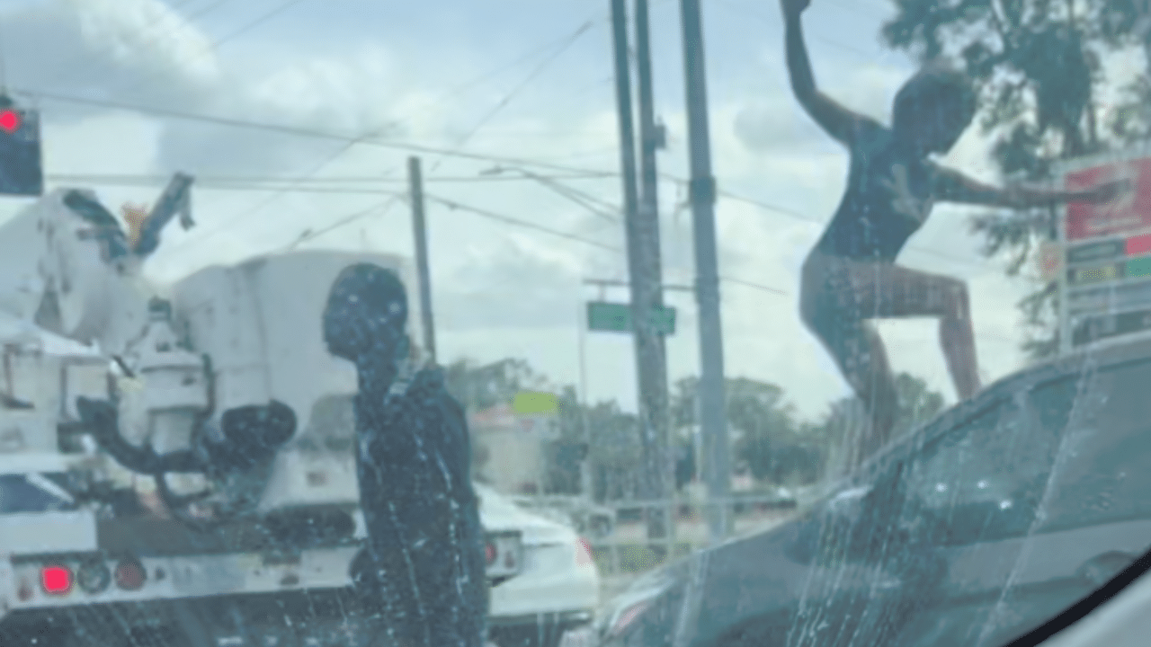 [WATCH] Florida Police Looking For Couple Who Attacked Woman’s Car And Fired A Shot During Road Rage Incident