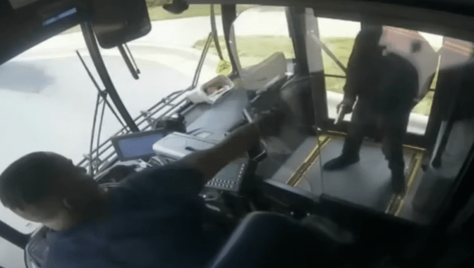 WATCH: Armed Bus Driver Get Into Shootout With Armed Passenger