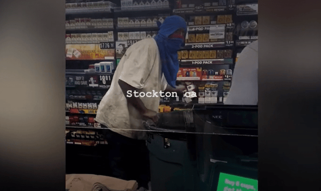 Robber Beat By Employees With Stick Until He Started Crying