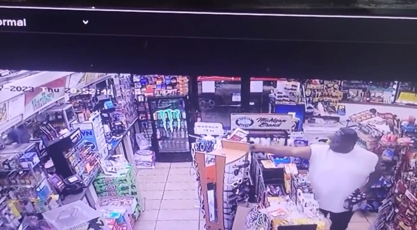 Armed Customer Shot Suspect With Box Cutter 7 Times While Holding 6-Pack Of Beer