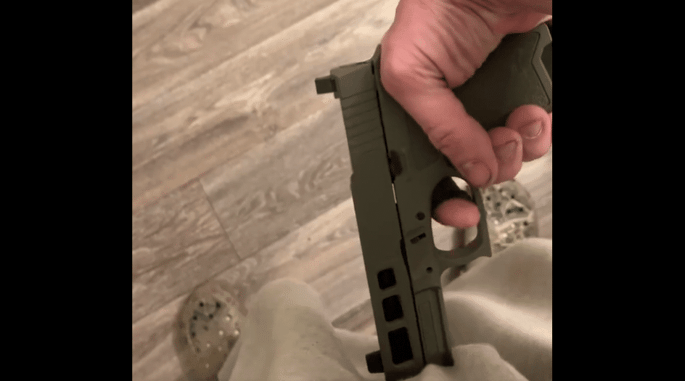 Guy Shoots Himself In The Groin While Demonstrating His Great Trigger Discipline