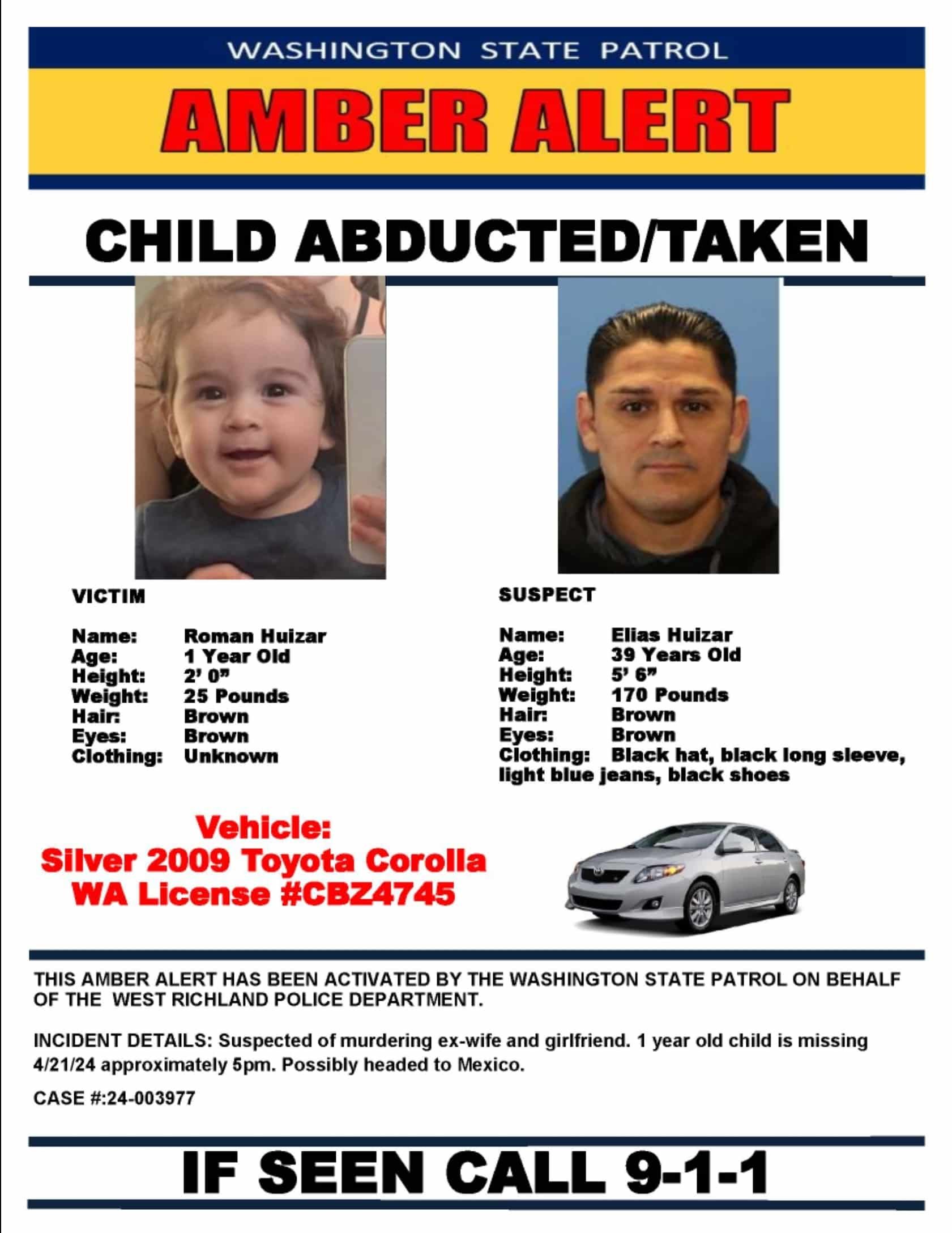 AMBER Alert West Richland