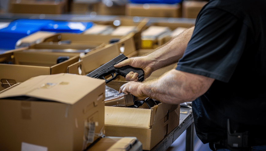 legally mailing guns