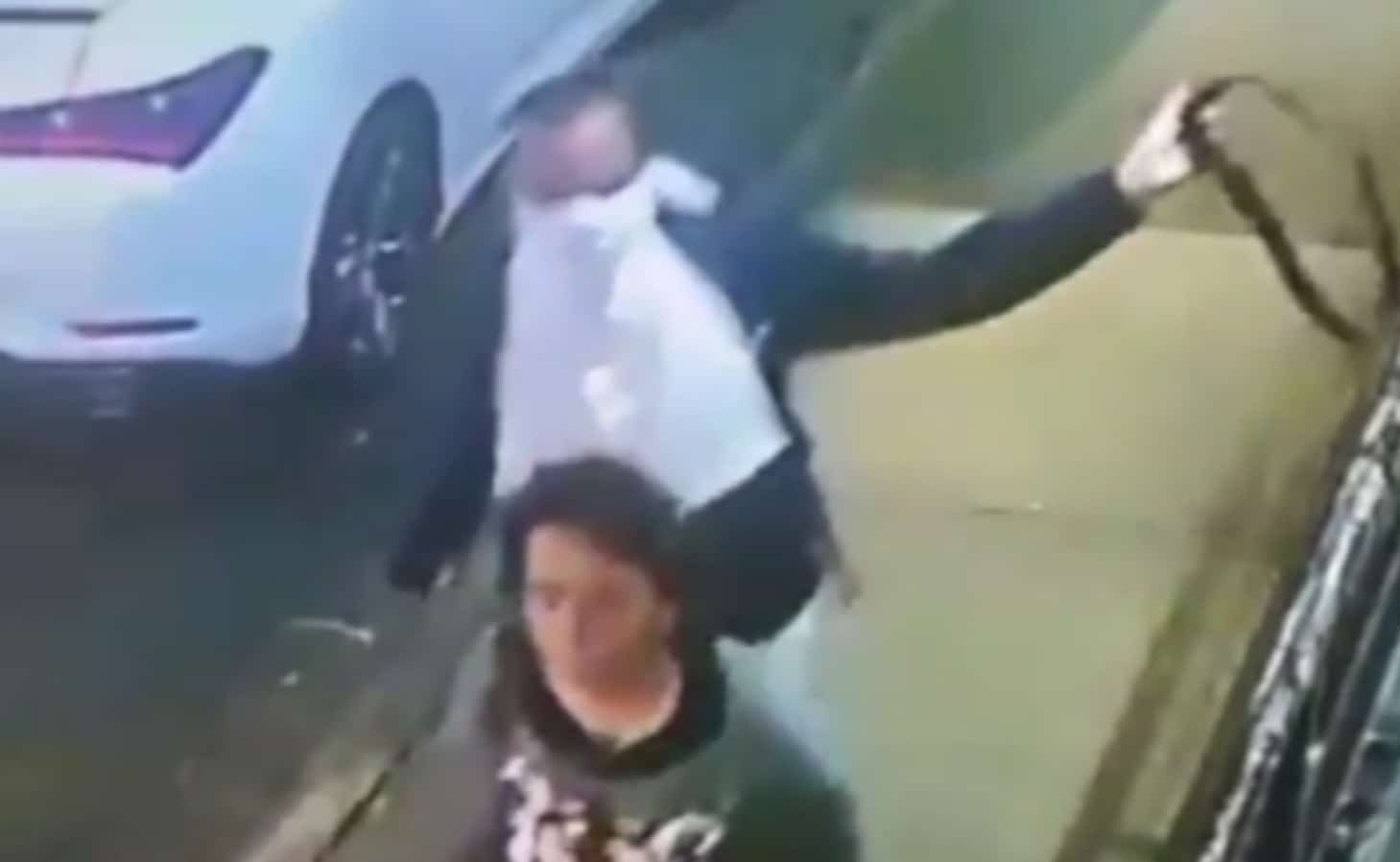 GRAPHIC WARNING: Disturbing Video Shows Woman Being Attacked With Belt Around Neck
