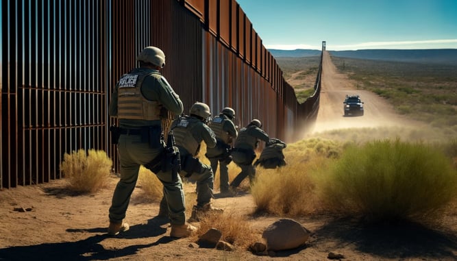 Gunfire from Mexico Targets U.S. Border Agents in El Paso Incident