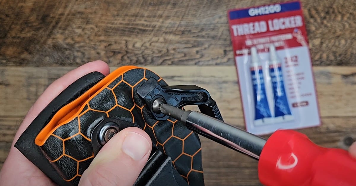 Beginner’s Guide: Using Thread Locker on Holster Screws