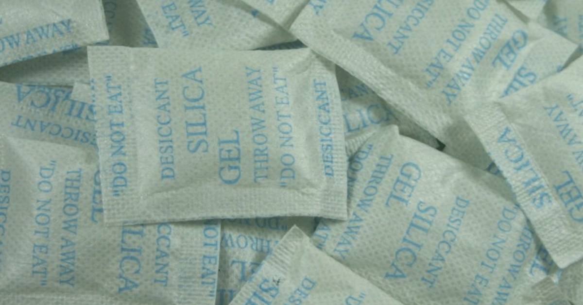 silica gel packets for ammo storage