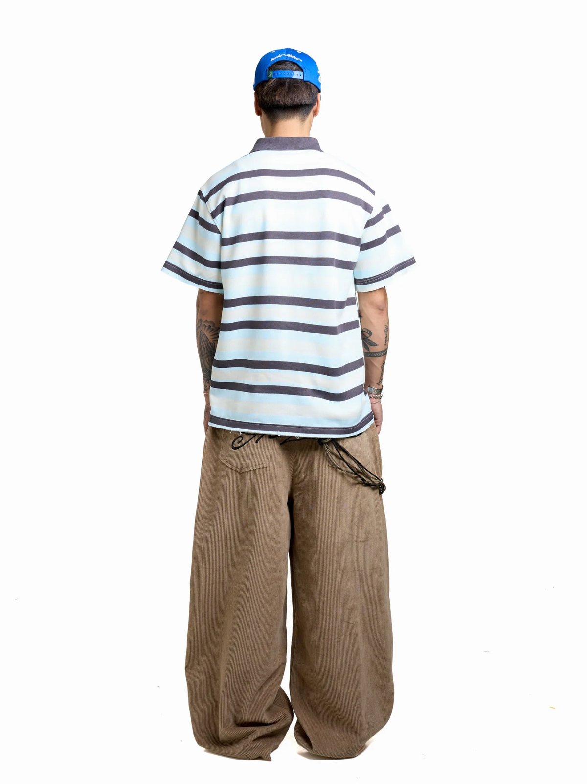 HADES Drift Striped Polo Shirt