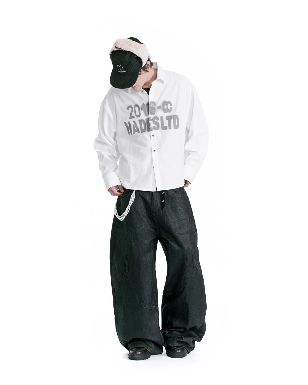 HADES Foundation Typography Long Sleeve Shirt