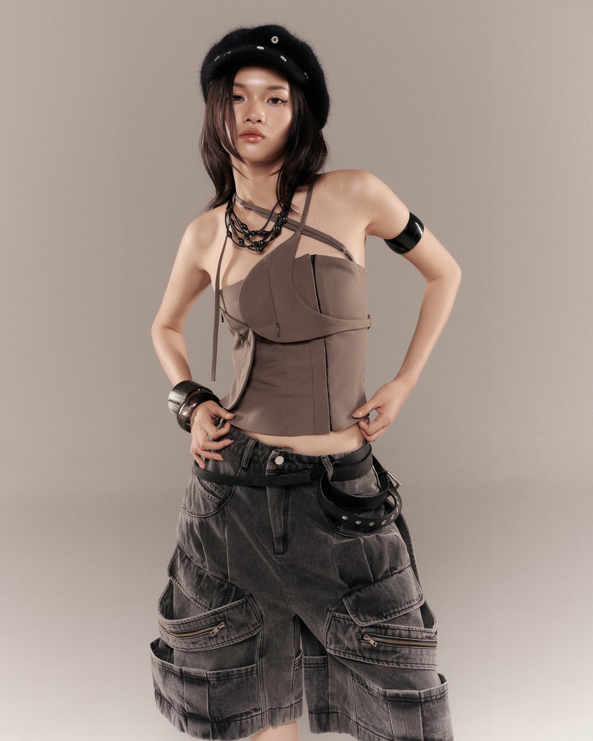 Bunnyhill GASMIRA Shorts - Grey Wash