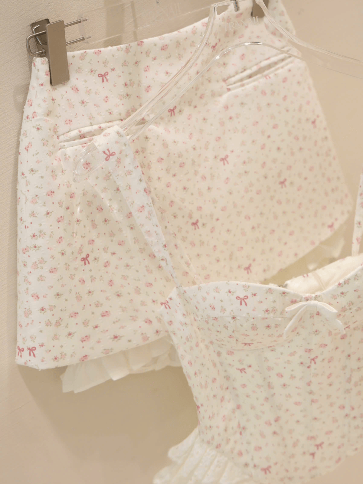 Tran Ali Corset Top and A-Line Skirt Set