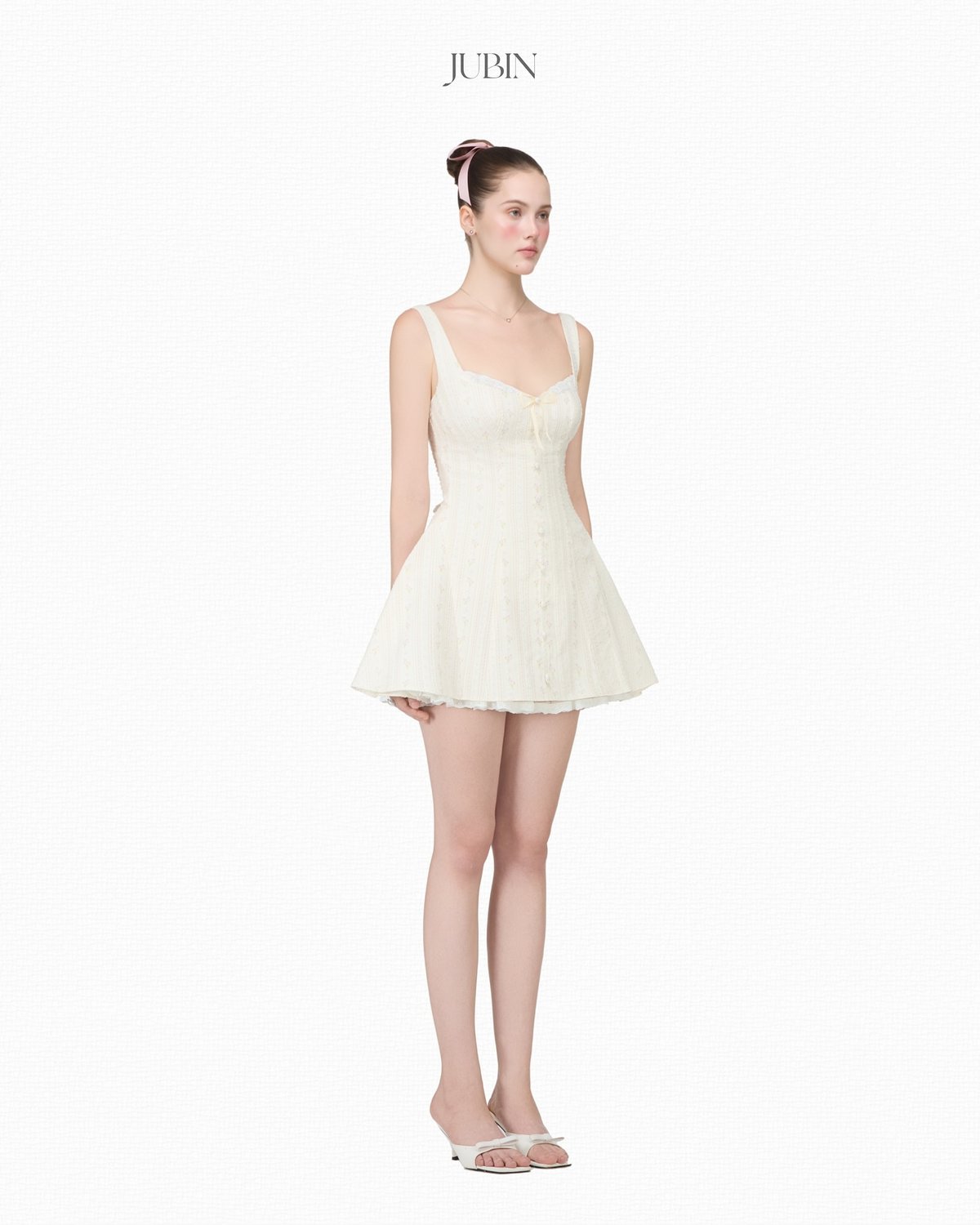 JUBIN SANDY DRESS Corset Style A-Line Mini Dress