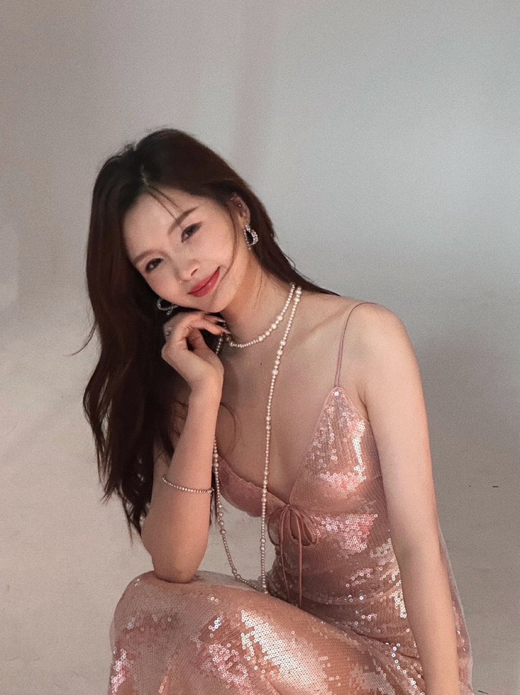 JOURNEY J Pink Blink Sequin Dress