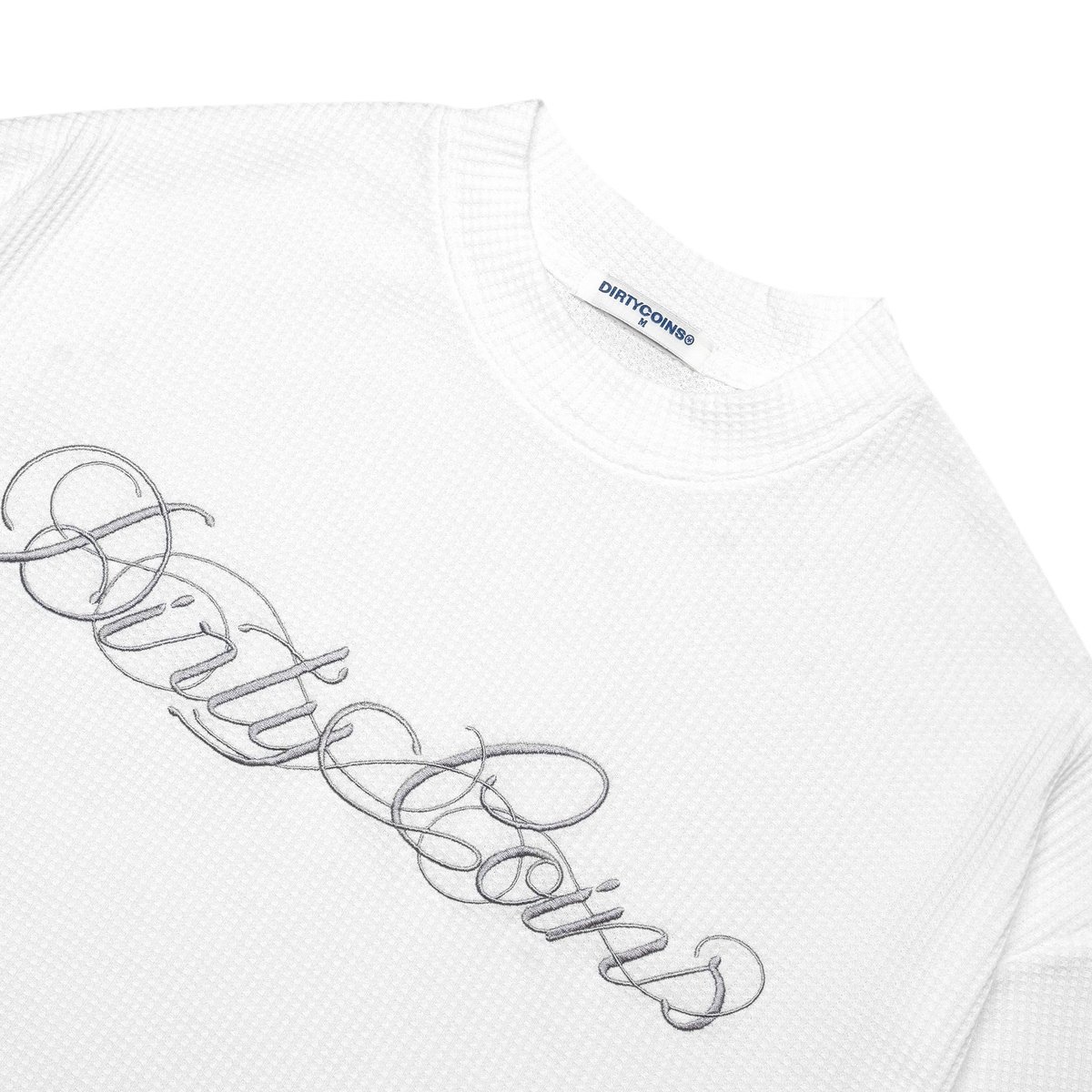 DIRTYCOINS Waffle Script 長袖 T-shirt