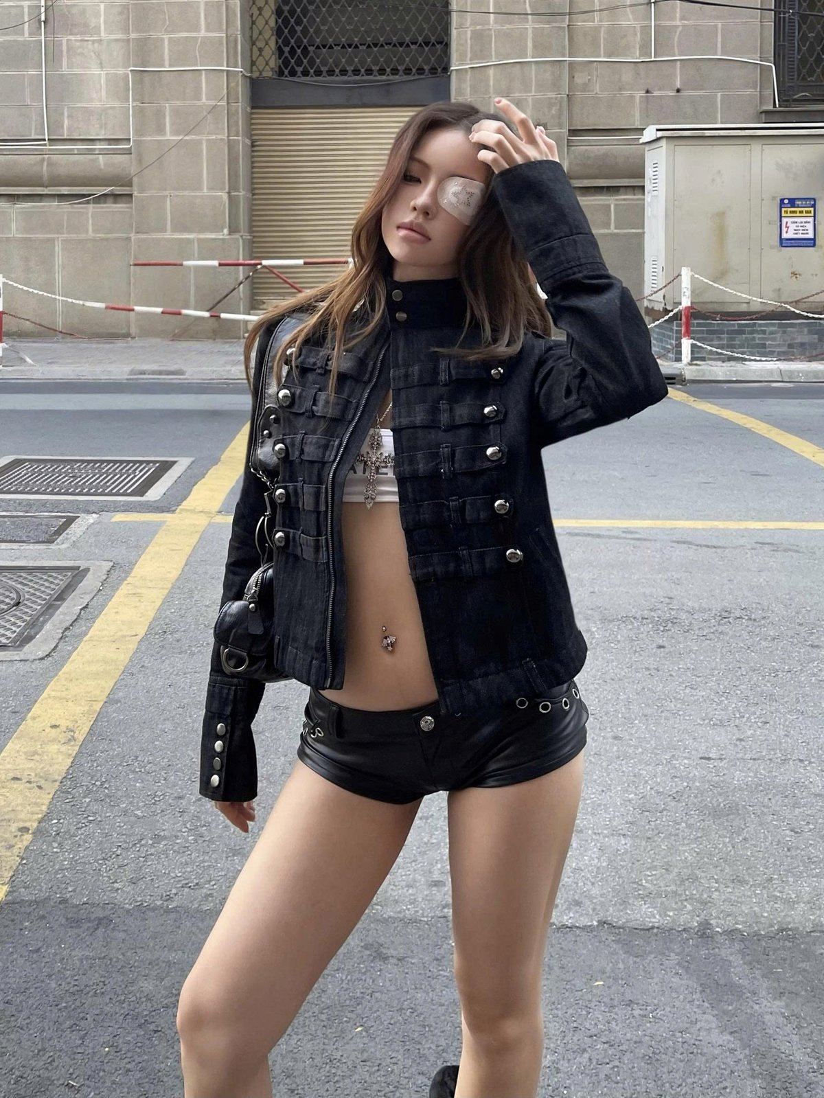 TWENTI Napoleon Style Denim Jacket