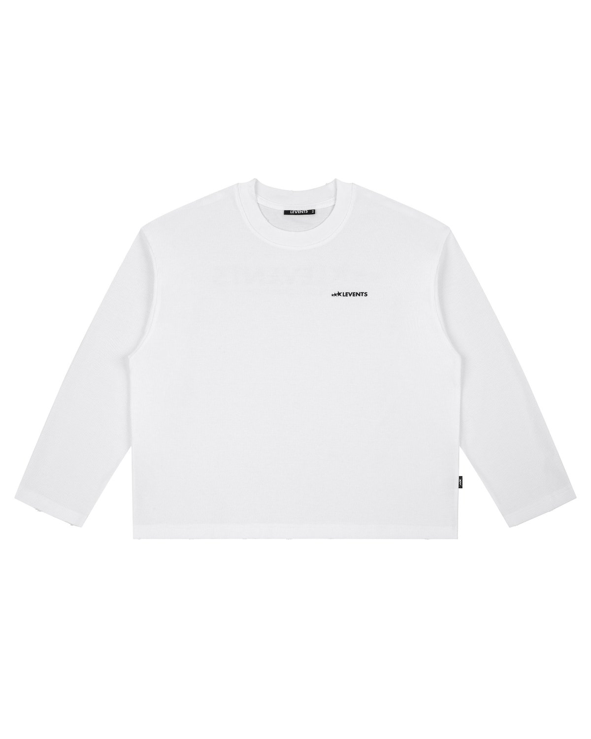 LEVENTS® XL Logo 華夫格長袖 Boxy T-shirt