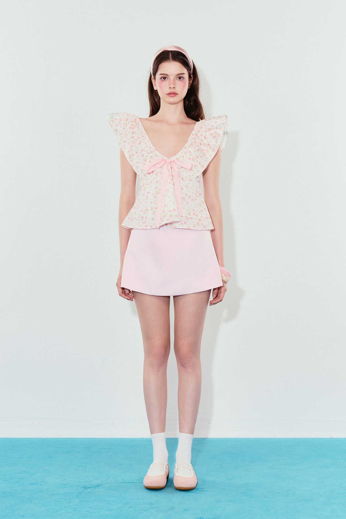 DOTTIE A-Line Mini Skirt S0310