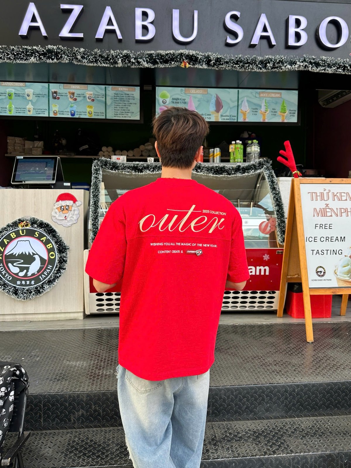 OUTERITY Logo刺繡基本款T恤