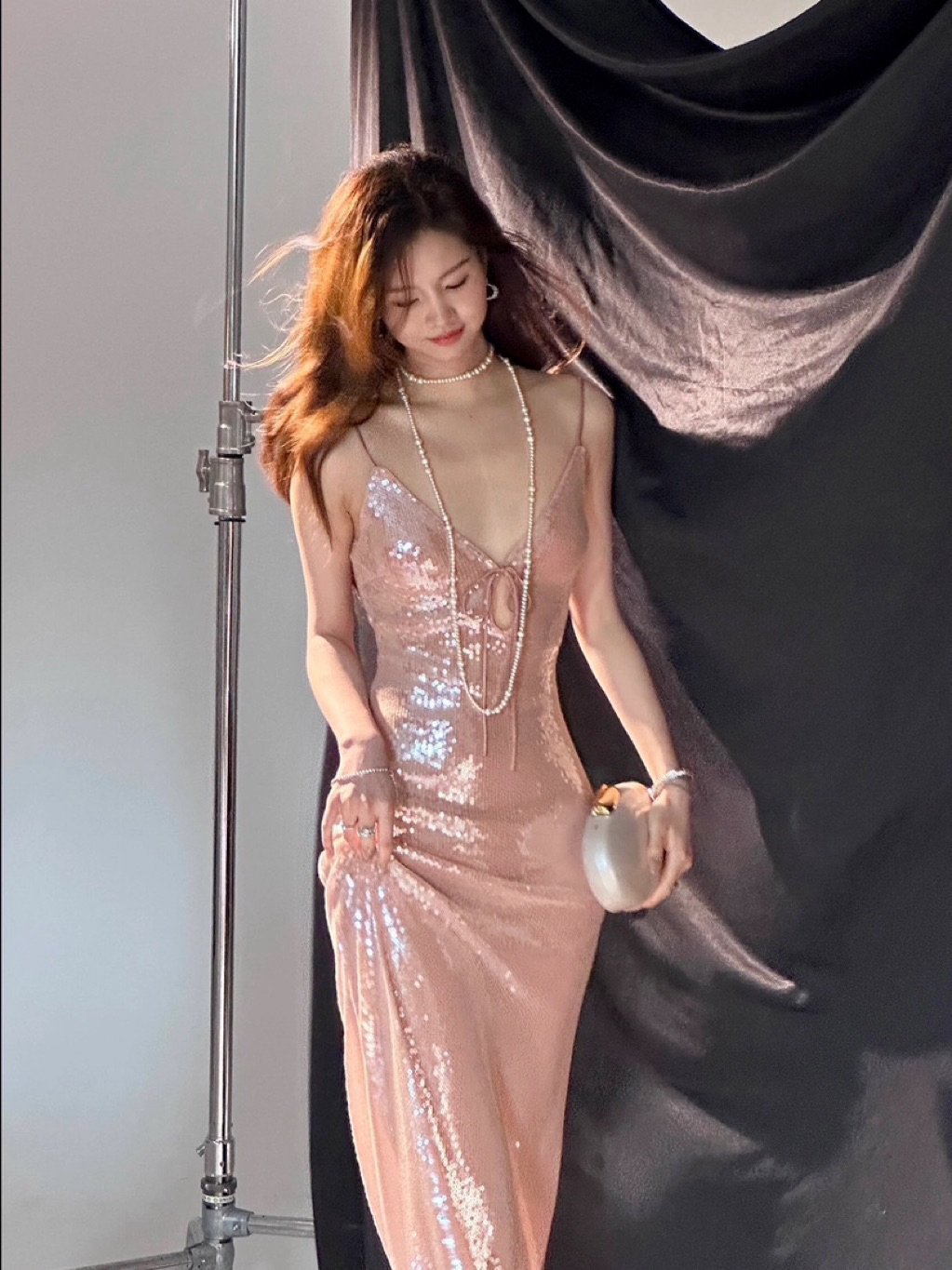 JOURNEY J Pink Blink Sequin Dress