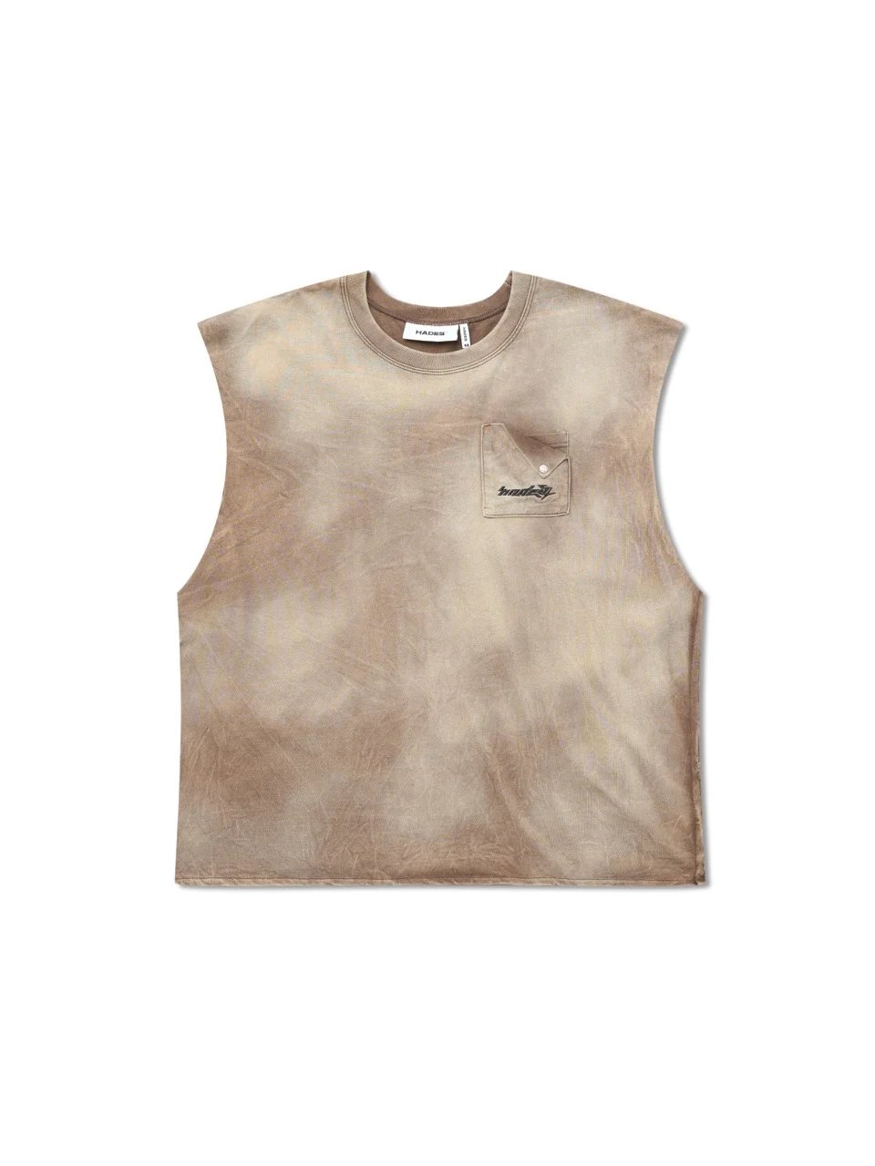HADES Stonewash Tank Top - Brown