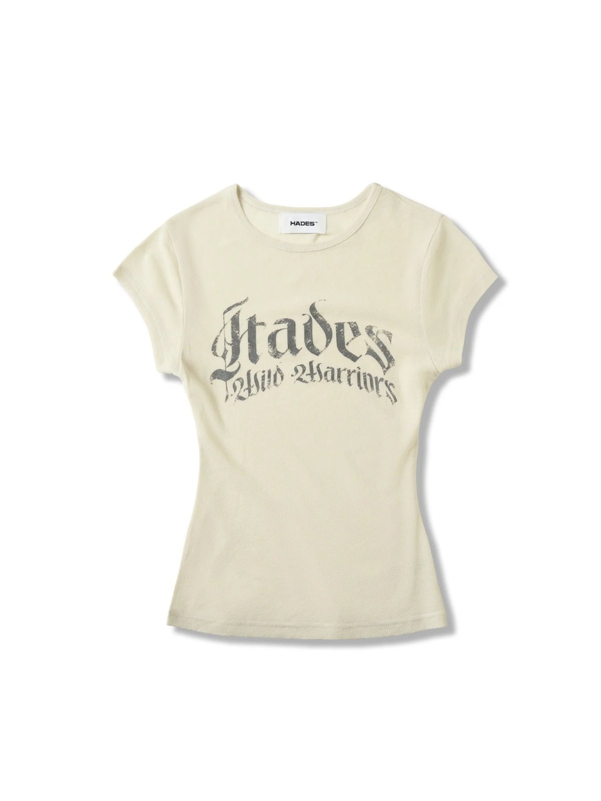 HADES Gothic Garden Baby Tee 復古印花修身短版 T 恤