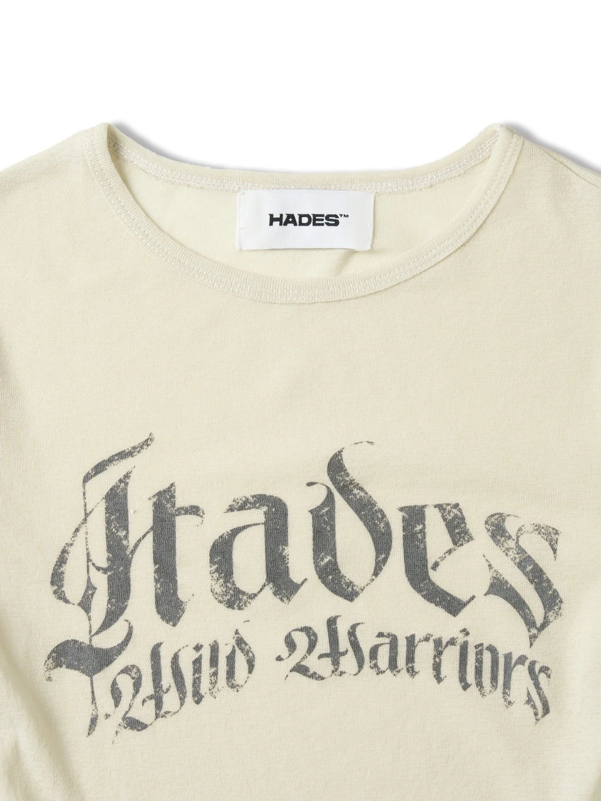 HADES Gothic Garden Baby Tee 復古印花修身短版 T 恤