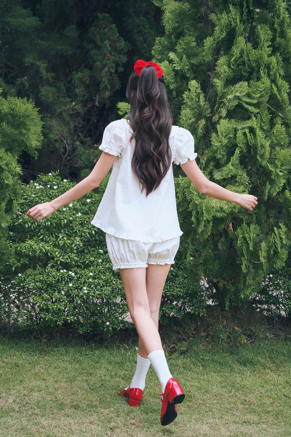 DOTTIE Ruffle Bubble Shorts Q0419