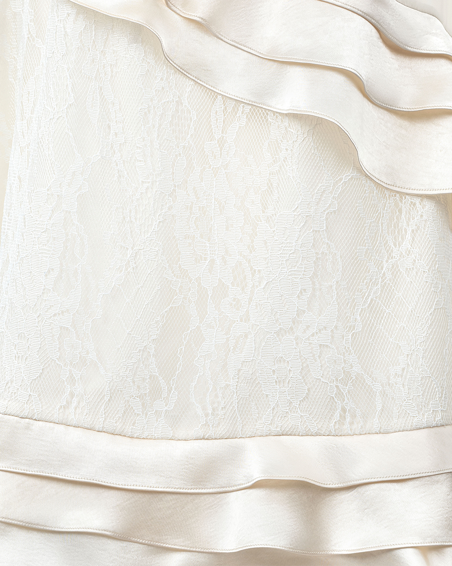 DEAR JOSÉ The Venus Shell Ruffle Maxi Dress