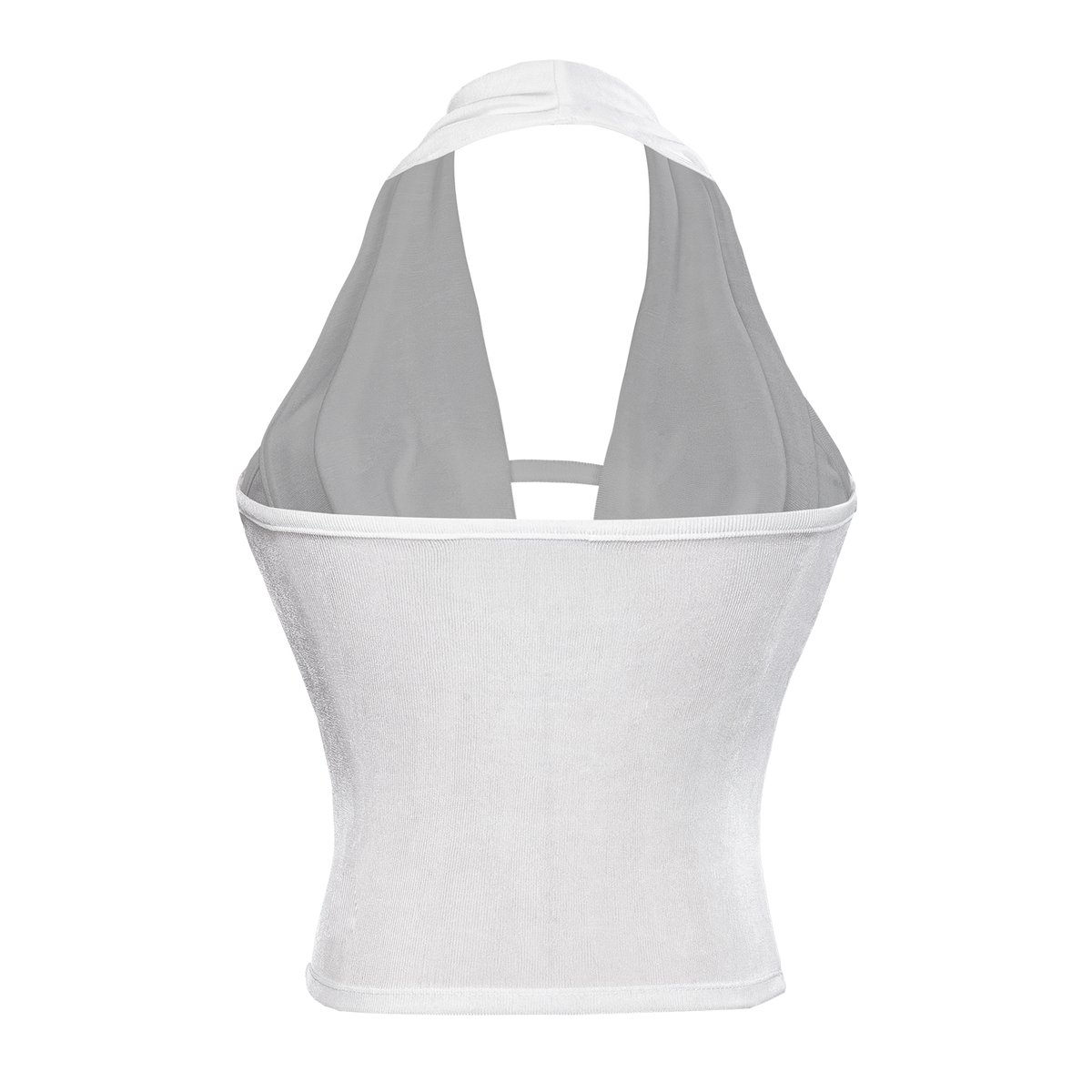 SISTERS Chelsea Draped Halter Neck Lace-up Croptop
