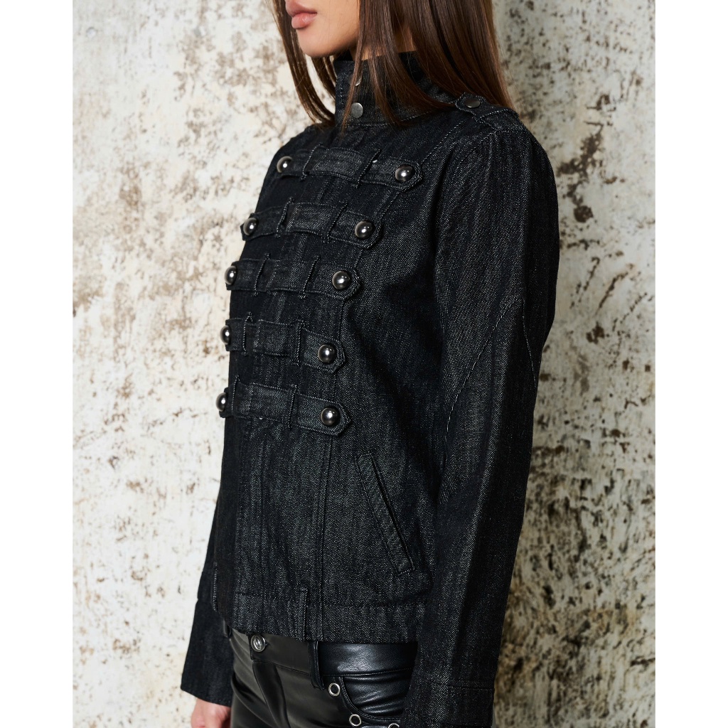 TWENTI Napoleon Style Denim Jacket