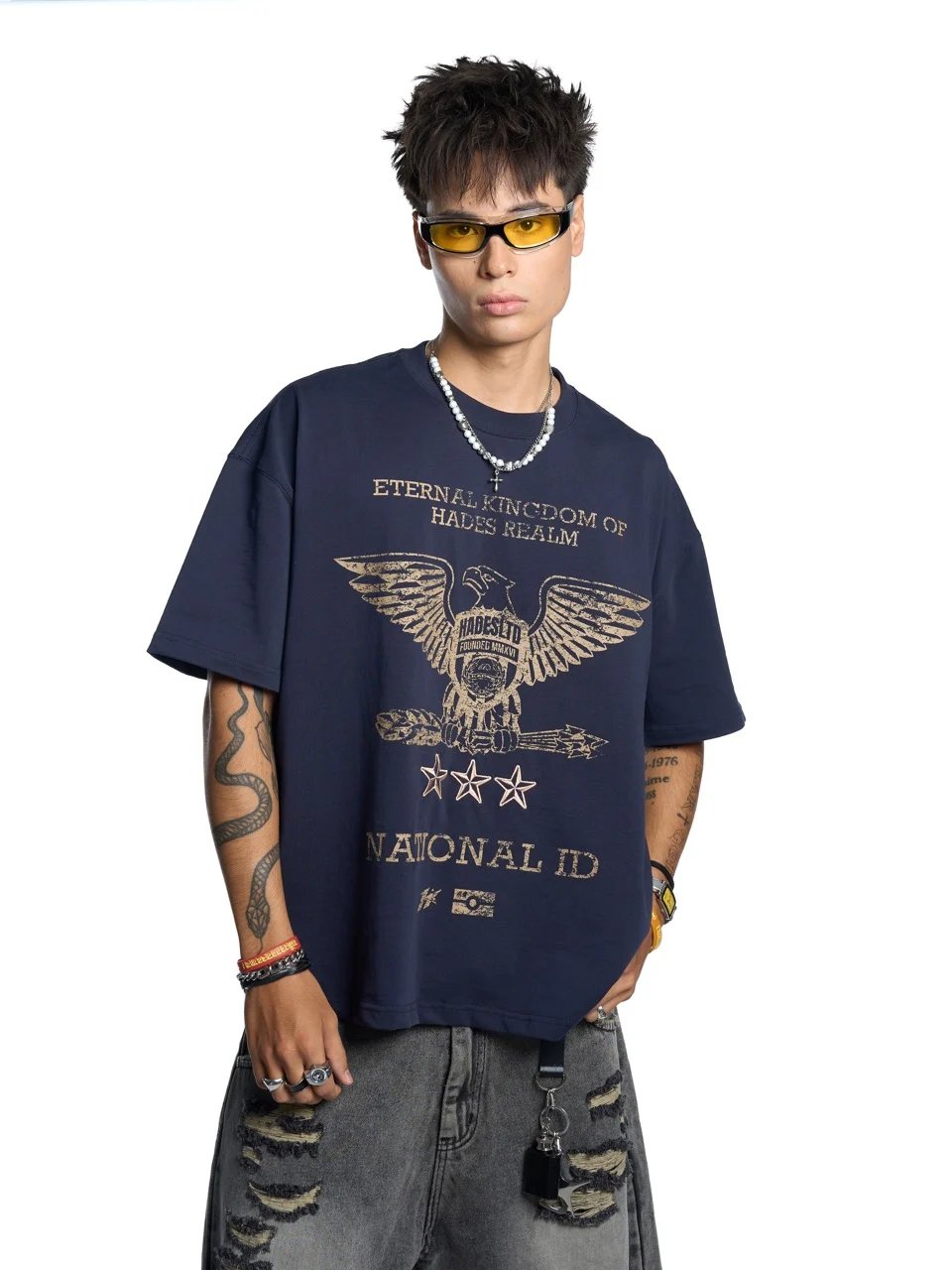 HADES National ID 印花圖案 T-shirt