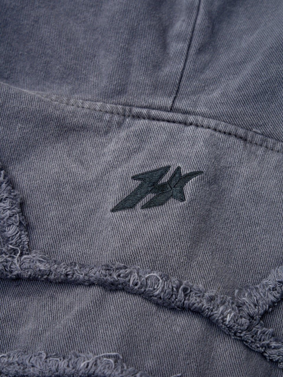 HADES Industrial Edge Zip-Up Hoodie - Grey