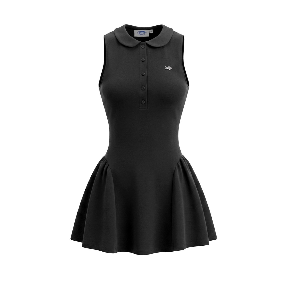 DKMV Garbo Sleeveless Mini Dress - Black