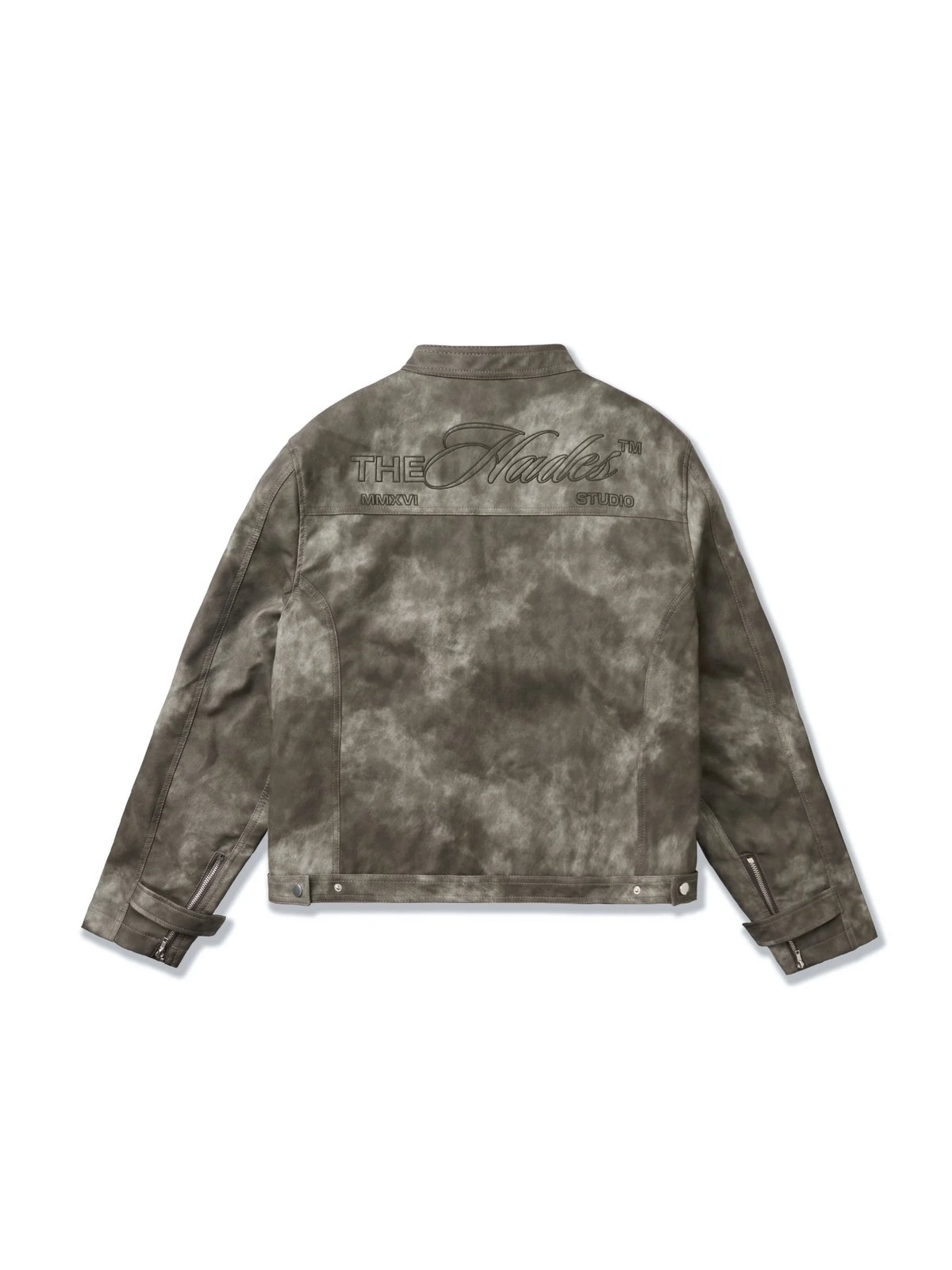 HADES Black Wax Biker Jacket