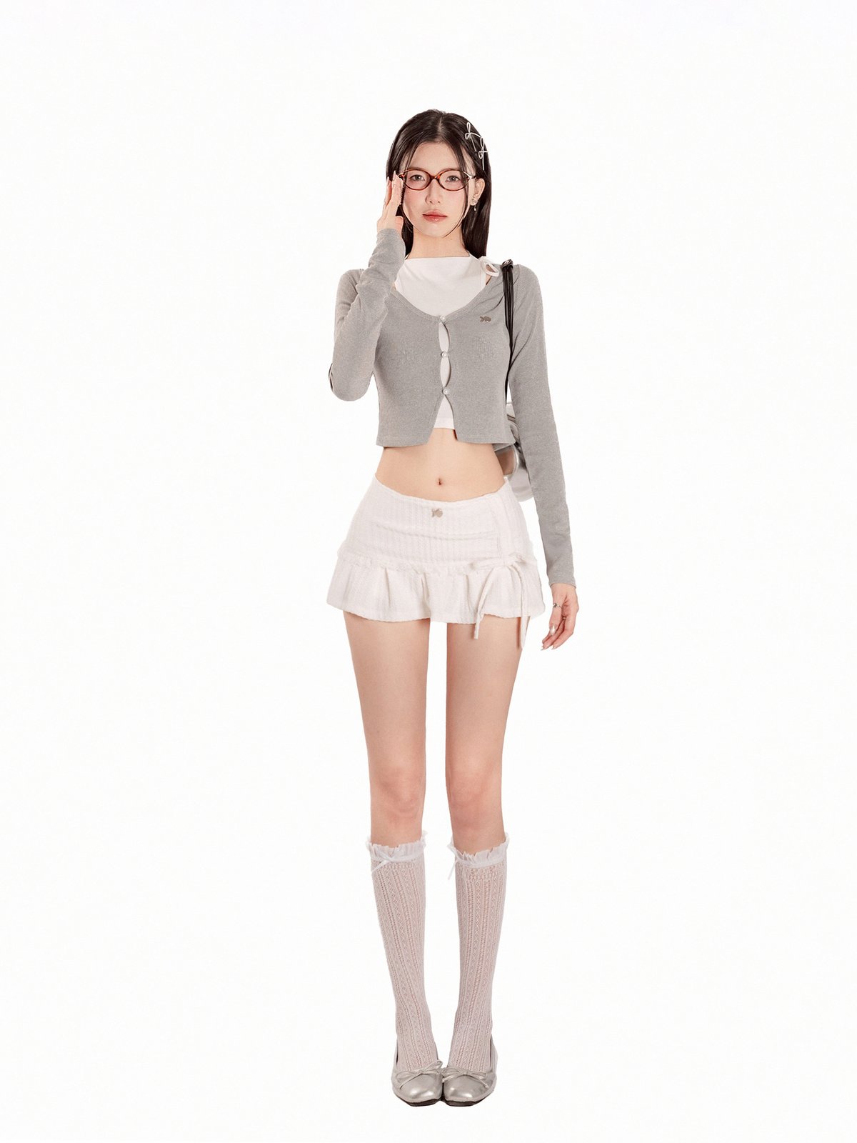 DKMV Joy Top Black and White Striped 2-Piece Set