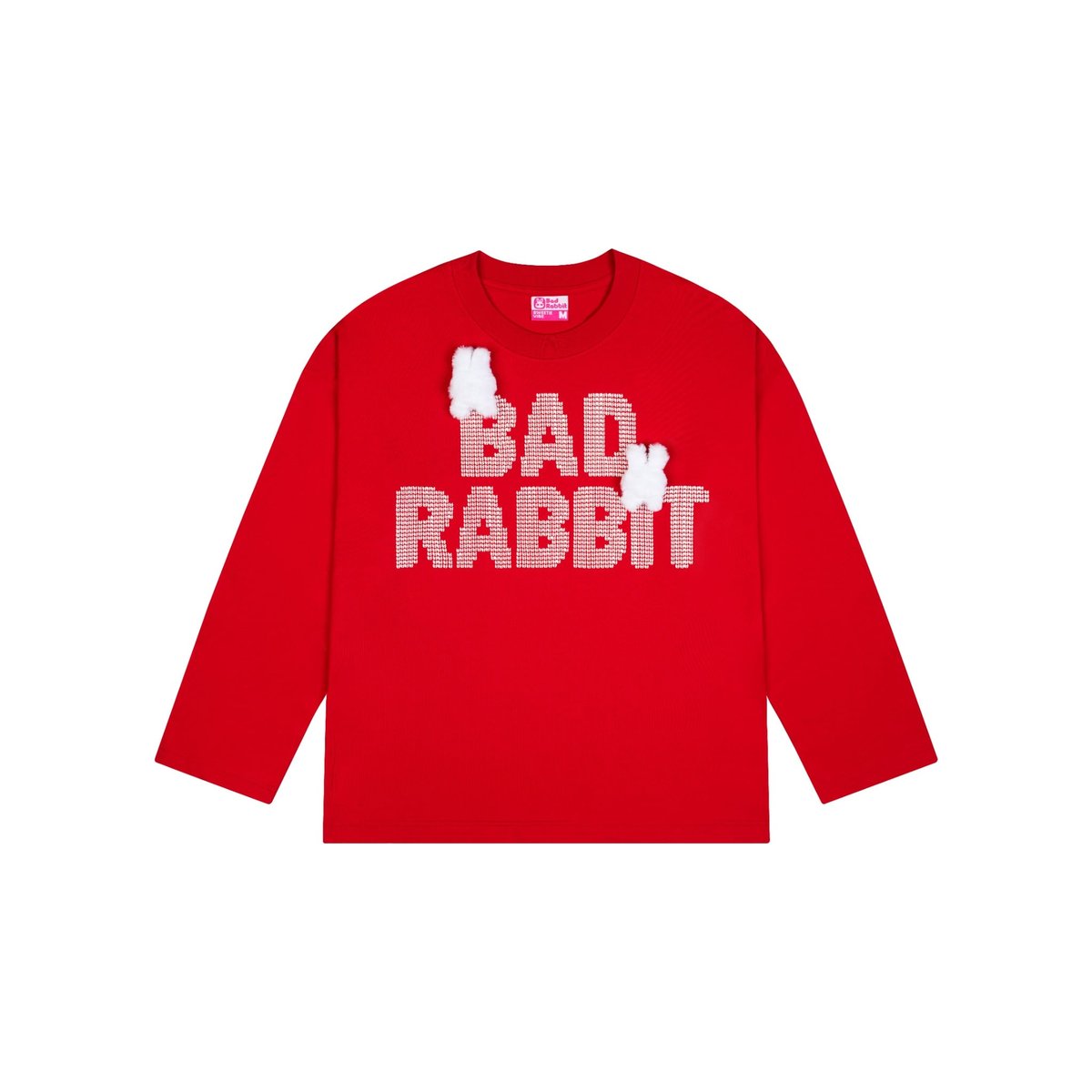 BAD RABBIT Bubbly Boxy 長袖 T-shirt 紅色
