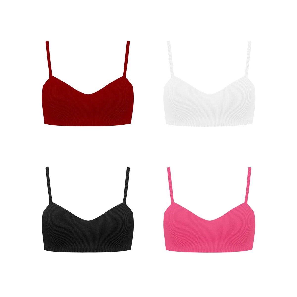 KILL SYSTEM Daddy's Bodycon Spaghetti Strap Top with Built-in Cups