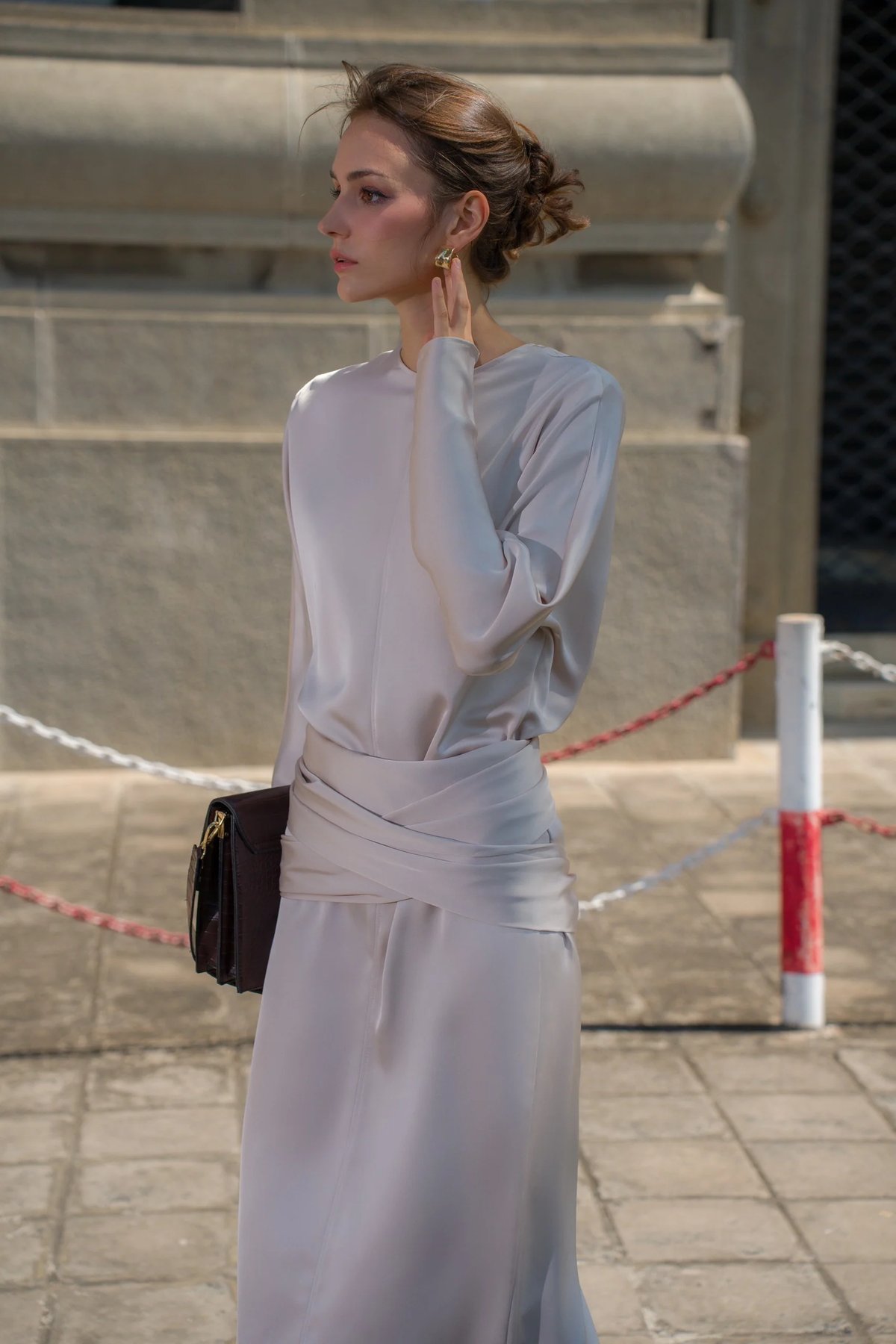 KISSERINE GEMMA Silk Dress
