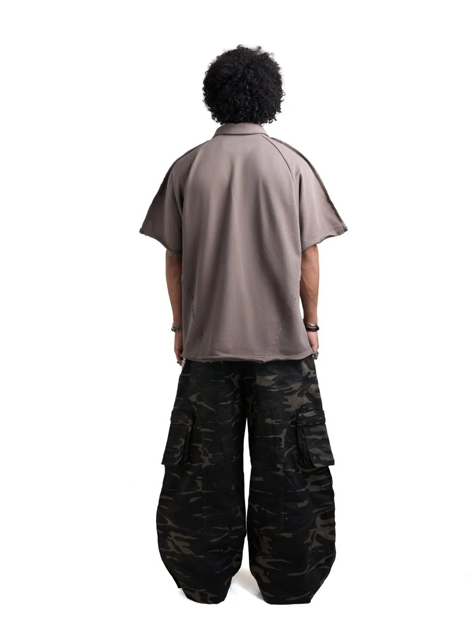 HADES Splice Polo Shirt - Brown