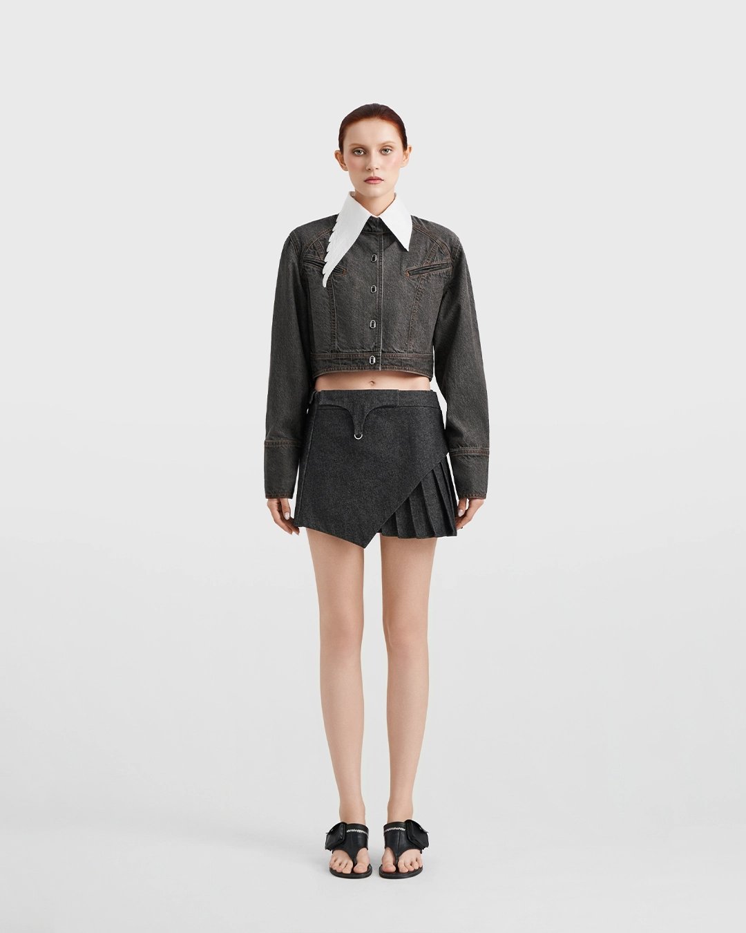 DEAR JOSÉ THE RAVEN Denim Mini Skirt